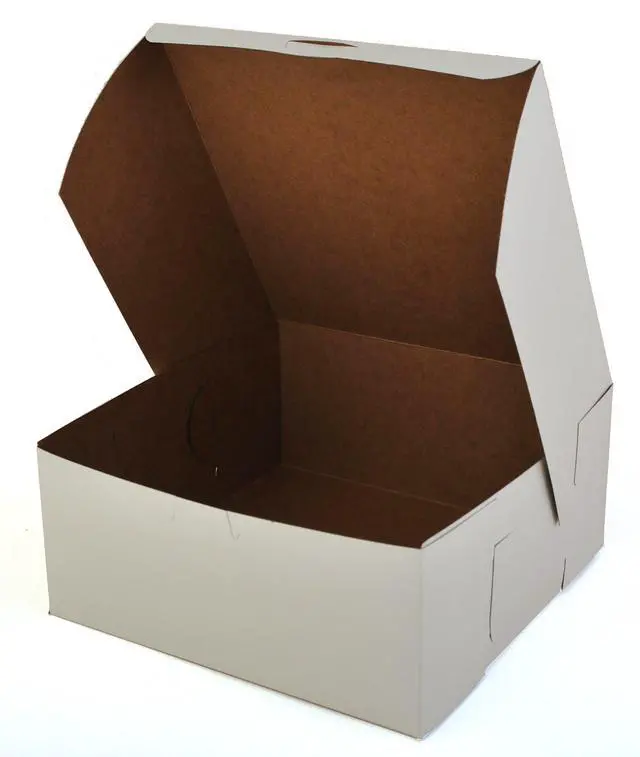 Alt view image 2 of 6 - SCT White One-Piece Non-Window Bakery Boxes, 9 x 9 x 4, White, Paper, 200/Carton
