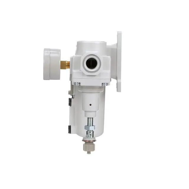Alt view image 4 of 6 - SAU420T-N06G-MEP Compressed Air Filter Regulator Combo 3/4" NPT -T-Handle, Manual Drain, Metal Bowl
