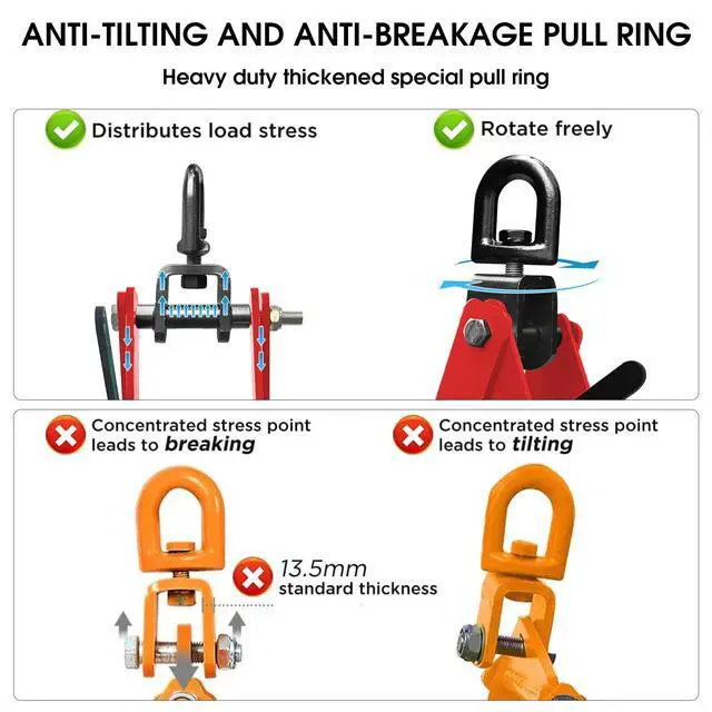 Alt view image 3 of 6 - 36inch Log Lifting Tongs Log Grapple for Logging Tongs,4 Claw Timber Heavy Duty Solid Steel/Eagle Claws Design,Log Lifting Tongs for Tractor, Timber Lifting Tongs for Truck, ATV, Tractor, Skidder