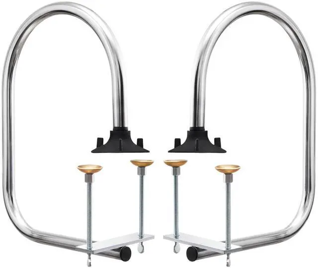 Main image of Pack of 2 Waitress Stall/Service Rail, Single Arm Bar Service Rail, 18-Gauge Tubing with Chrome Finish, Area for Waitstaff to Retrieve Drinks, Avoid a Busy and Hectic Crowd for Staff