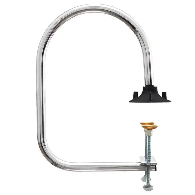 Alt view image 2 of 5 - Pack of 2 Waitress Stall/Service Rail, Single Arm Bar Service Rail, 18-Gauge Tubing with Chrome Finish, Area for Waitstaff to Retrieve Drinks, Avoid a Busy and Hectic Crowd for Staff