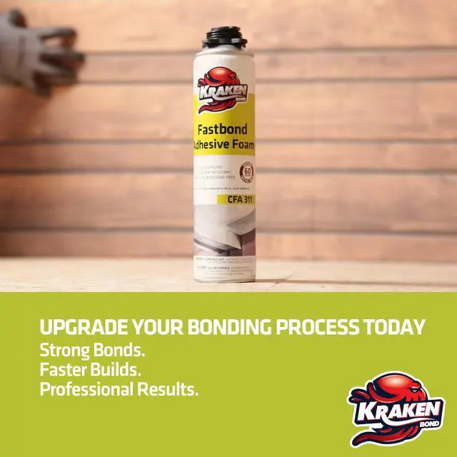 Alt view image 5 of 5 - Fastbond Spray Foam Adhesive (12x24oz.) - Heavy Duty Construction Adhesive for Insulation, Wall & Facade, Concrete, Stone, Subfloor, XPS & EPS Foam Board, Gun Not Included | 12 Pack