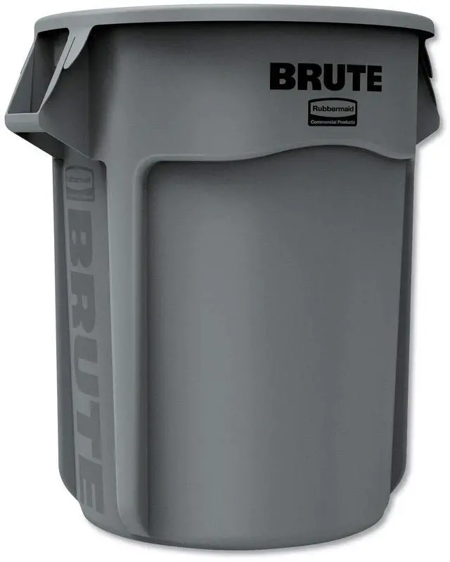 Main image of Commercial 265500GY Round Brute Container Plastic 55 gal Gray