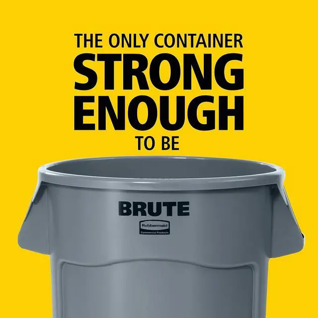 Alt view image 4 of 6 - Commercial 265500GY Round Brute Container Plastic 55 gal Gray