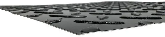 Alt view image 5 of 6 - 48" x 96" Black Aluminum Diamond Plate Sheet.025" Thick (1/40th) - Trailer Rock Guard, wainscotting Garage Diamond Trim, Cargo Enclosed Trailer Hauler Guard