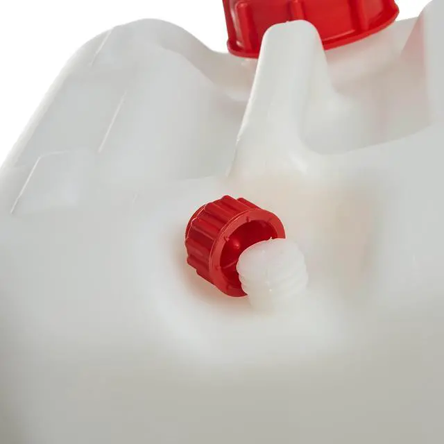 Alt view image 6 of 6 - 5 Gallon Stackable Carboy with Leakproof Cap and Handle, HDPE Food Grade, BPA Free, Made in USA (Natural, 4 Pack)