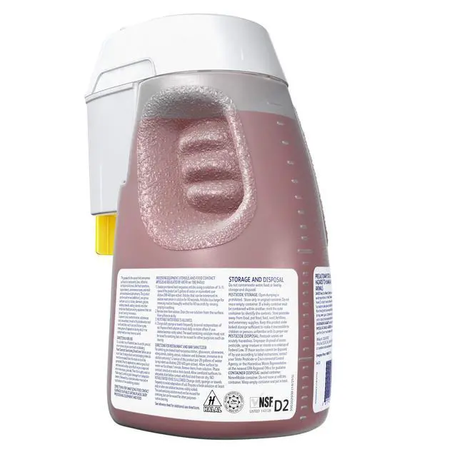 Alt view image 5 of 6 - 101105267 Final Step Sanitizer, No Rinse Food Contact Sanitizer for Dishes, Utensils & Equipment, For Home & Commercial Use, Unscented, Concentrate Optifill, 2.5-Liters
