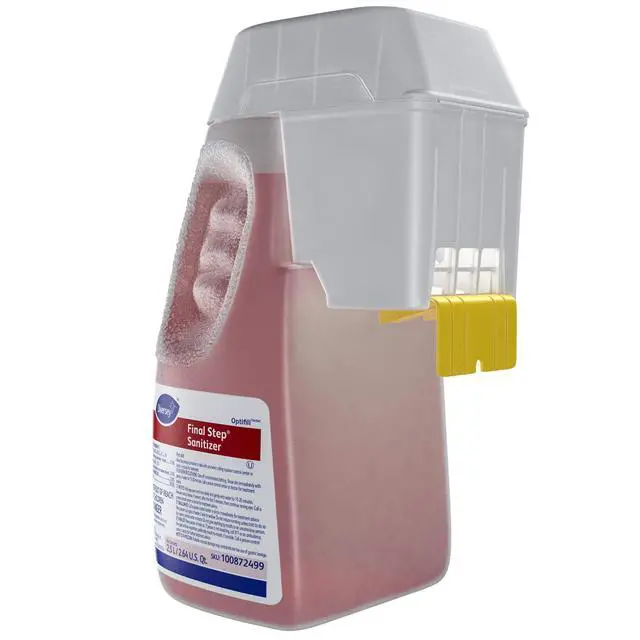 Alt view image 6 of 6 - 101105267 Final Step Sanitizer, No Rinse Food Contact Sanitizer for Dishes, Utensils & Equipment, For Home & Commercial Use, Unscented, Concentrate Optifill, 2.5-Liters