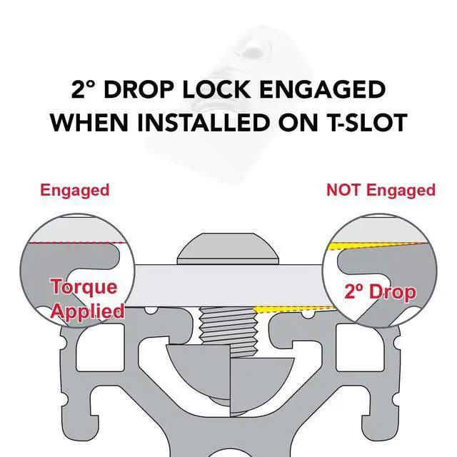 Alt view image 6 of 6 - 8020, 3917, 15 Series 5/16-18 Steel Roll in T-Nut with Ball Spring - T Slot T-Slotted Accessories for Aluminum Extrusion - Hardware Nuts (100 Pack)