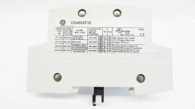 Main image of NERAL ELECTRIC CR460XP32 Lighting Contactor Power Pole Kit
