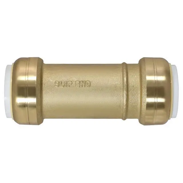 Alt view image 2 of 3 - 1 Inch PVC Push Fit Slip Coupling, Push to Connect PVC Coupling, 10 Pieces