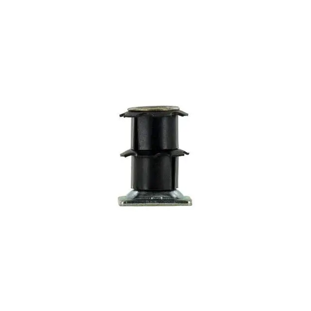 Alt view image 3 of 6 - Industries Double Star Threaded Caster Insert | Heat Treated Steel | Fits 3/4 Inch Square 16-18 Gauge Tube | Thread: 5/16-18 | 100 Pack