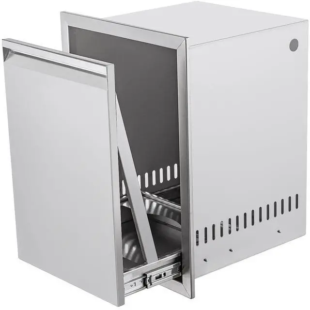 Main image of Propane Drawer Stainless Steel Pull-Out Trash/Propane Tank Drawer Storage for Propane Tank or Trash Bin Adds Convenient Storage in Any Outdoor Kitchen
