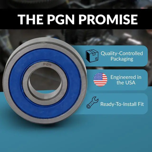 Alt view image 5 of 6 - PGN (50 Pack) 6207-2RS Bearing - Lubricated Chrome Steel Sealed Ball Bearing - 35x72x17mm Bearings with Rubber Seal & High RPM Support