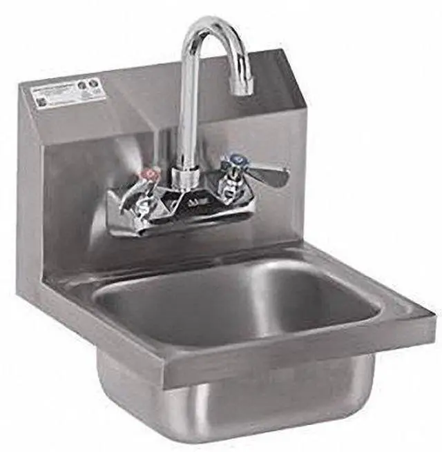 Main image of Stainless Steel Hand Sink - NSF - Commercial Equipment 12" X 12"
