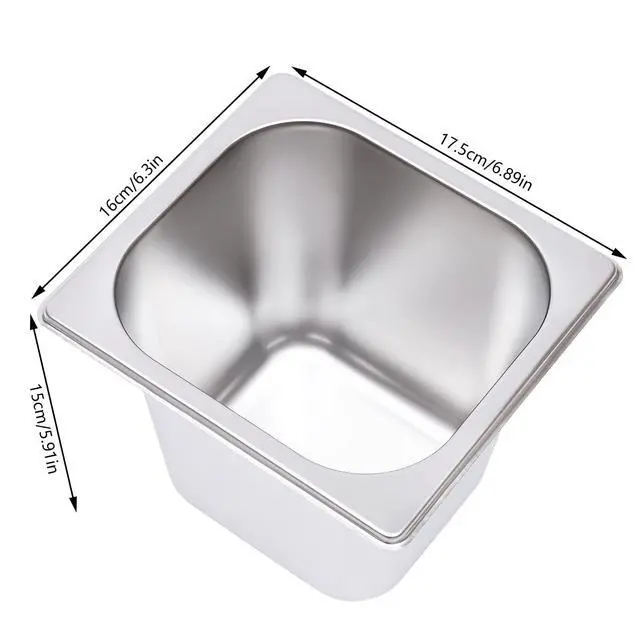 Alt view image 4 of 6 - 110V 5-Pan Commercial Food Warmer, 600W Electric Steam Table 15cm/6inch Deep, Professional Stainless Steel Buffet Bain Marie with Temperature Control for Catering and Restaurants (5-Pan)