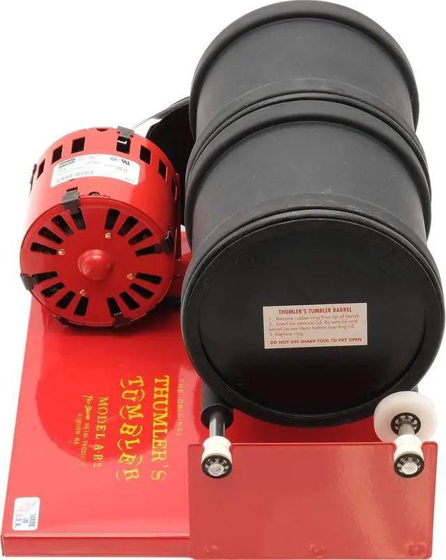 Alt view image 5 of 5 - A-R2 Rotary Rock Tumbler with Two Barrels