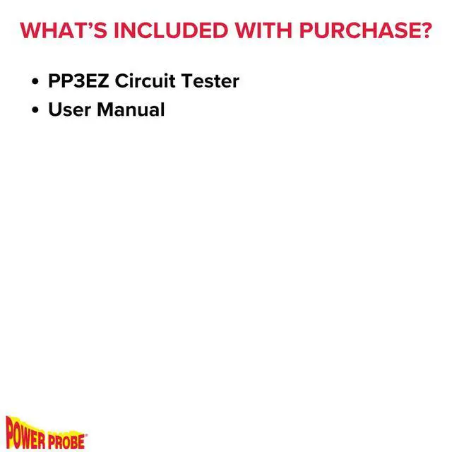 Alt view image 6 of 6 - PP3EZREDCS Circuit Tester with Learning and Diagnostics Mode for Easy Automotive Electrical and Component Testing for 12 to 24 Volts Electrical Systems Tool Only