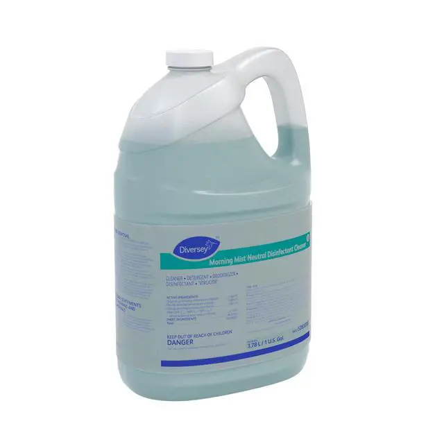 Alt view image 3 of 6 - 5283038 Morning Mist Neutral Disinfectant Cleaner, Neutral pH Multi Surface Cleaner, Liquid Concentrate, Fresh Scent, 1-Gallon (Pack of 4)