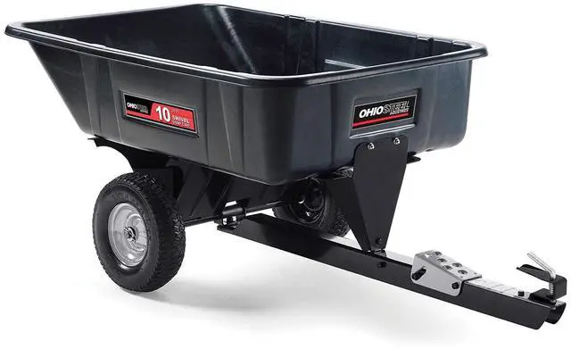 Main image of 3040P-SD Poly Swivel Dump Cart, 10 cu.ft., 600 lb Load Capacity