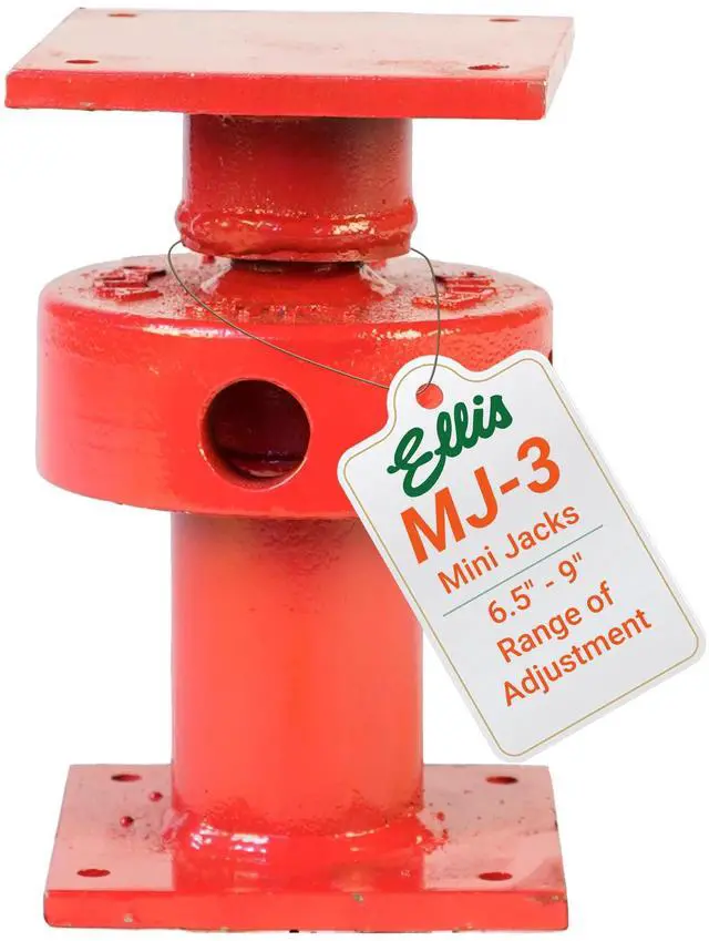 Main image of Manufacturing Adjustable Mini Screw Jack Post - House Jack for Foundation, Floor Leveling & Concrete Bracing - 15,000 lb Capacity, 2.5" Adjustable Lift, Support & Leveling