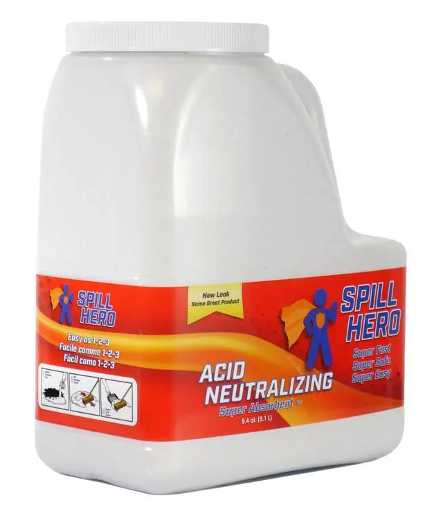 Alt view image 3 of 6 - Spill Hero Acid Neutralizing Absorbent Bottle 5.4 qt. (Case of 6)