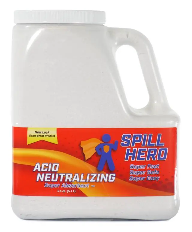 Alt view image 4 of 6 - Spill Hero Acid Neutralizing Absorbent Bottle 5.4 qt. (Case of 6)