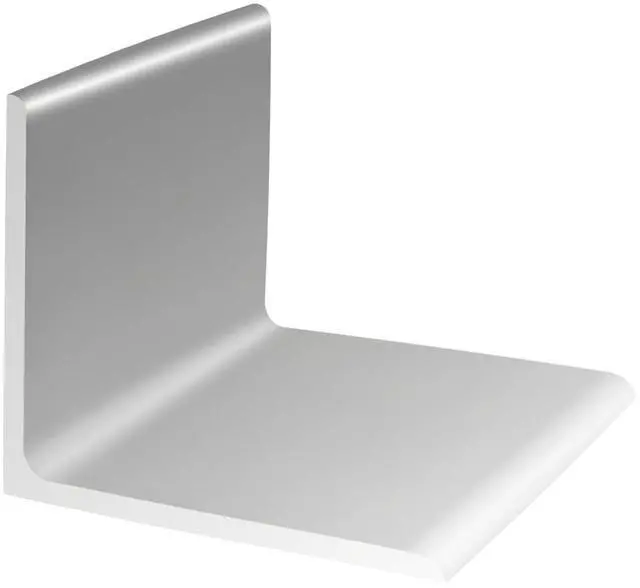 Main image of 8020, 8241, 4.5" x 4.5" x 0.25" Structural Angle Aluminum Stock Profile, Wall Thickness 1/4", 90 Degree Angled DIY Industrial 4 1/2 Inch x 4 1/2 Inch Metal Profile (60" Long)
