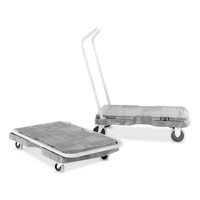 Alt view image 2 of 4 - 4401BLA Triple Trolley, 500-lb Cap, 20-1/2w x 32-1/2d x 7h, Black