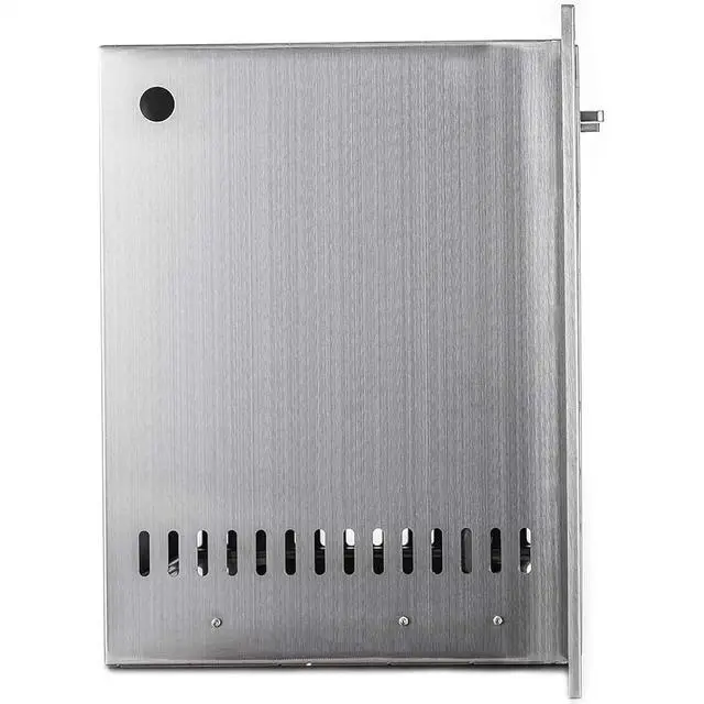 Alt view image 4 of 6 - Pull-Out Trash Drawer Stainless Steel Outdoor Kitchen Trash Drawer Storage for Two 10 Gallon Commercial Wastebaskets (W/handle-17x23x16)