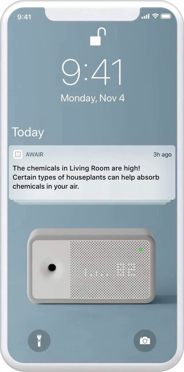 Alt view image 3 of 6 - Element Indoor Air Quality Monitor - AQM8002A