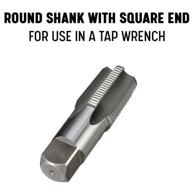Alt view image 5 of 6 - 12 Piece Carbon Steel NPT Pipe Tap and Die Set, 1/8", 1/4", 3/8", 1/2", 3/4" and 1" in Wooden Case