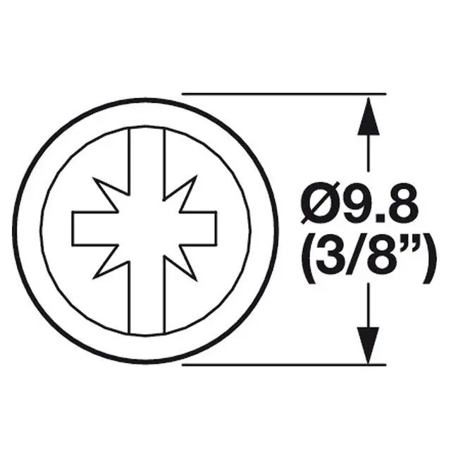 Alt view image 5 of 6 - 500 Pack Multipurpose Furniture Screws Cabinet Panel Connector Binding Barrels, 27mm (1-1/16") Sleeve with 16mm (5/8") Universal Head Inter Screws, M4 Bolts