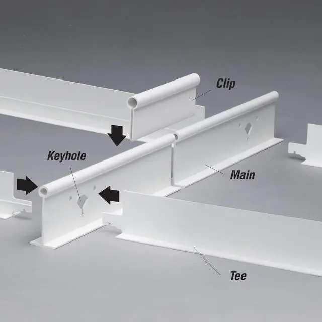 Alt view image 4 of 5 - 100 sq ft White Suspended Ceiling Kit