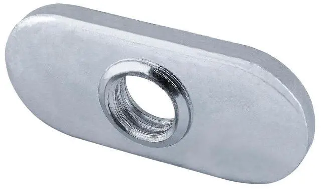 Main image of 3859, 10 Series M6 x 1.0 Centered Slide in Economy T-Nut Steel (500 Pack)