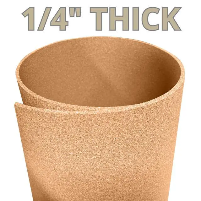 Alt view image 2 of 6 - Premium Cork Sheet - 4' x 8' x 1/4", 100% Natural Facing Grade Material for Bulletin Boards, Decorative Photo and Message Push Pin Displays - Perfect for Home, School, and Office