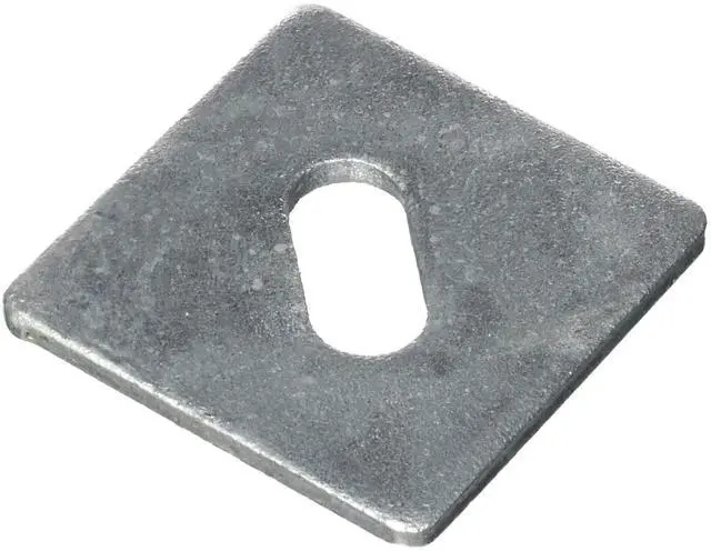 Main image of Hot-Dip Galvanized Square Washers, Durable & Secure Stainless Steel Metal Hardware Plates for DIY, Home Improvement, Construction, 5/8 x 3 x 3 x 1/4, Pack of 50