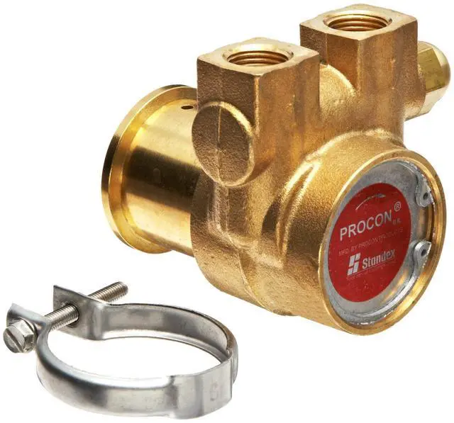 Main image of 102A140F11PA Brass Rotary Vane Pump, 3/8" NPTF, 154 GPH