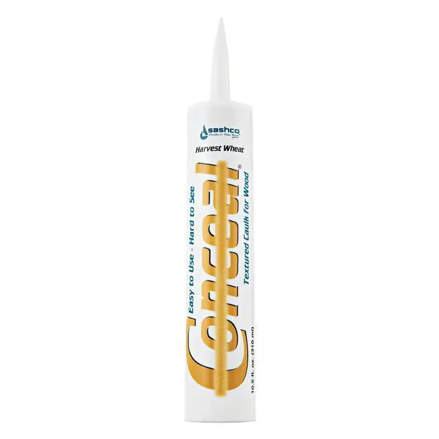 Alt view image 2 of 3 - 46040-12 Conceal Textured Wood Caulking, 10.5 Ounce Tube, Harvest Wheat (Pack of 12)