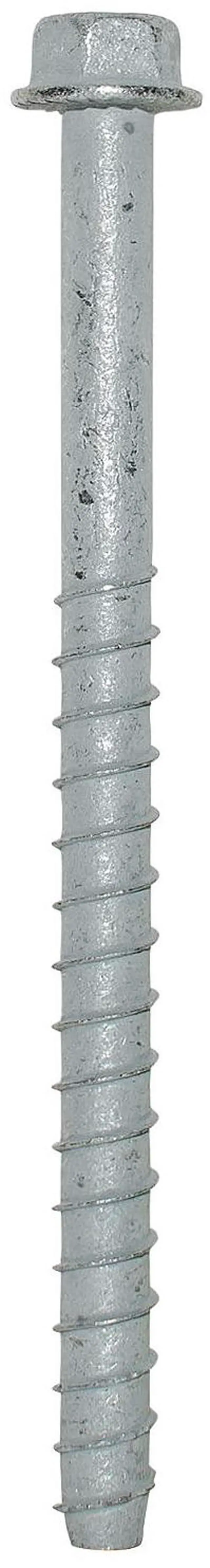 Main image of THD50800HMG - 1/2 Inch x 8 Inch Flanged Hex Head, Mechanically Galvanized Titen HD Heavy Duty Screw Anchor for Concrete, Easy Installation (Pack of 20)