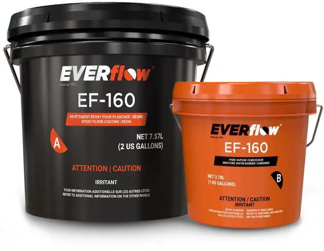 Main image of Everflow Made by MPC Epoxy Moisture Vapor Barrier, Moisture-Barrier Floor Epoxy Kit for Concrete, 100% Solids