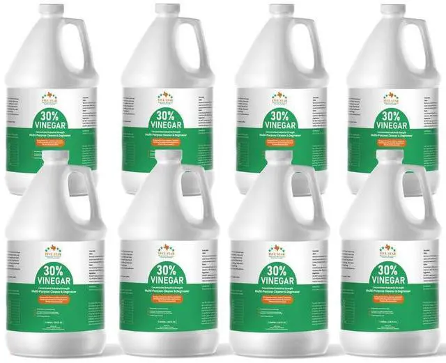 Main image of 30% Vinegar Concentrated | White Vinegar for Cleaning and Garden | Horticultural, Home, and Outdoor Pure| Max Performance 7X Power | with Instructions | 8 Gallon (1024 fl oz)