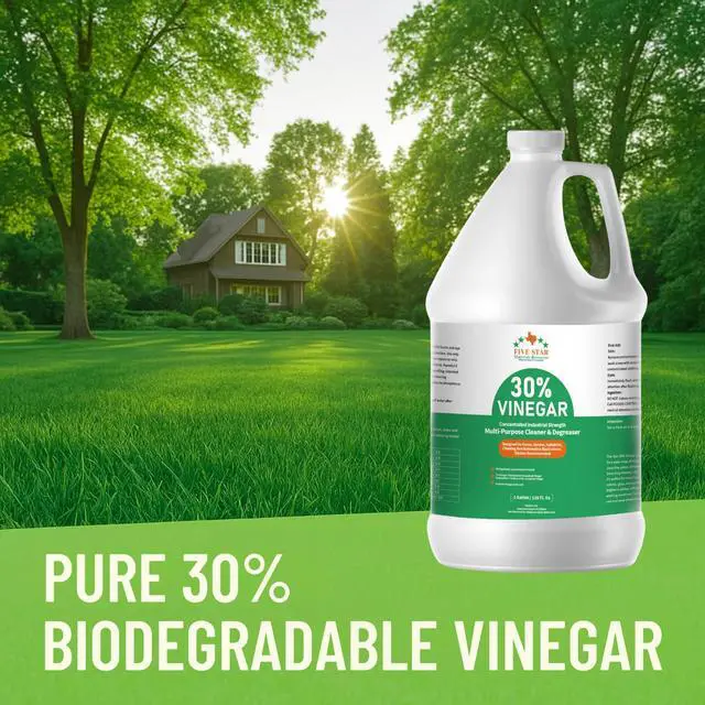 Alt view image 2 of 5 - 30% Vinegar Concentrated | White Vinegar for Cleaning and Garden | Horticultural, Home, and Outdoor Pure| Max Performance 7X Power | with Instructions | 8 Gallon (1024 fl oz)