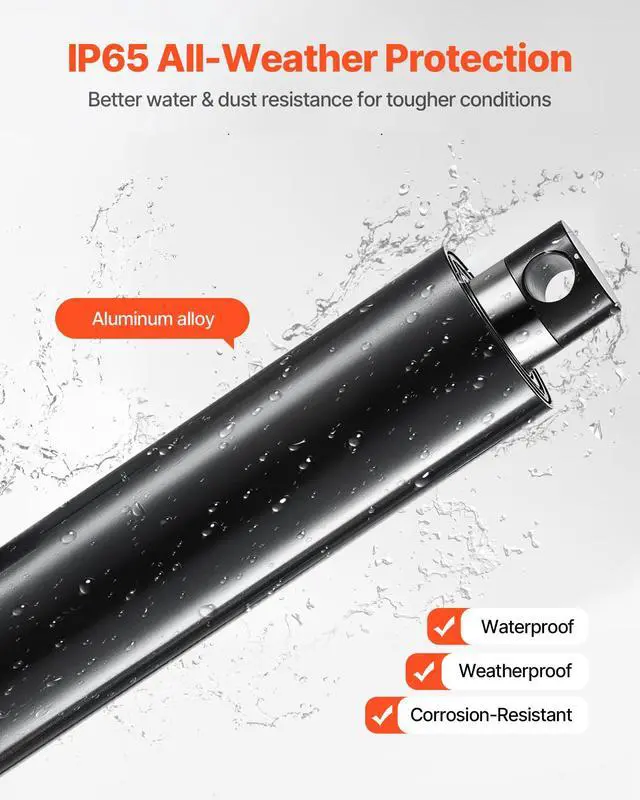 Alt view image 4 of 6 - 12V Linear Actuator, 7.87 Inch Ultra Heavy-Duty 2023lbs/9000N Linear Motion Actuator, IP65 Waterproof 0.2"/s with Mounting Brackets for Industrial Machinery Vessels, Heavy Lifting Systems