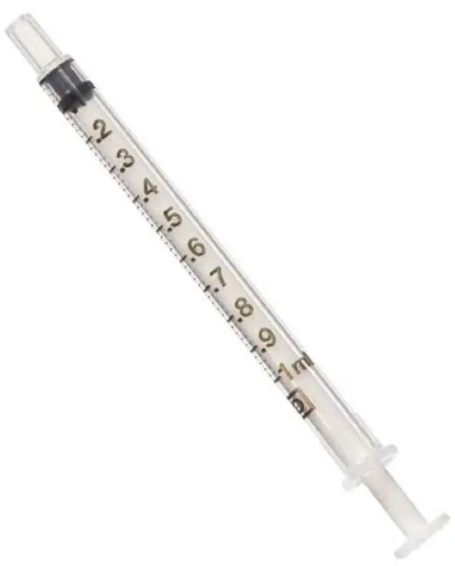 Main image of Oral Syringes with Tip Cap, Clear, 1 mL, 500/Ca, 305217 by B & D