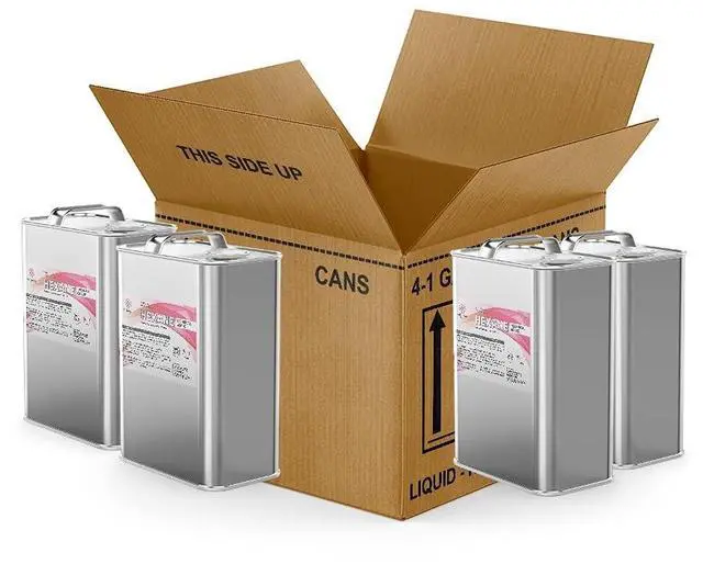Main image of Hexane Technical Grade - 4 Gallon Case - Industrial Petroleum Ether Solvent