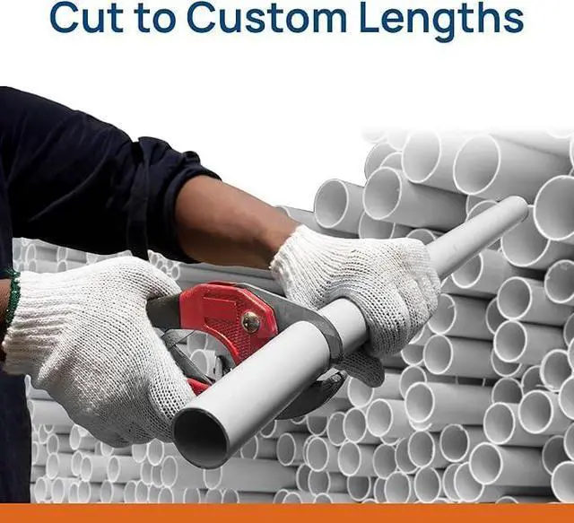 Alt view image 3 of 4 - 6" Schedule 40 PVC Pipe (Cut to Custom Lengths) (6" x 6')