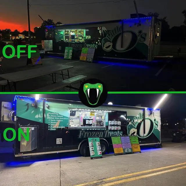 Alt view image 2 of 5 - Food Truck Service Area Light Dual 5 Foot Pole 20,000 Lumens