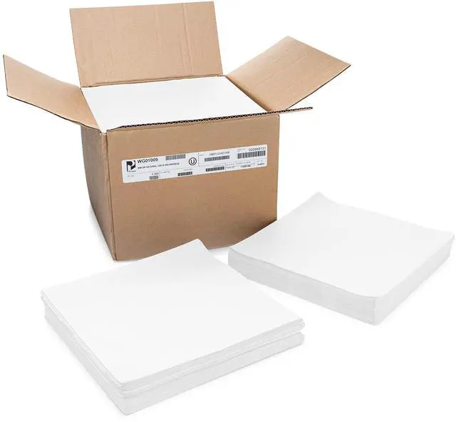 Main image of Paterson Paper 5000 Count White Grease-Resistant Deli Sandwich Wrap Paper Sheets/Basket Liners (Case of 5000)