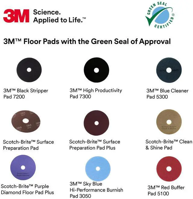 Alt view image 3 of 3 - Scotch-Brite Surface Preparation Pad SPP18, 18 in, 10/Case